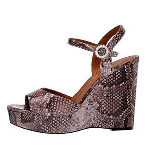 Kurt Geiger London Archer Nude platform Wedge Sandals size 6